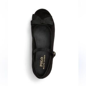 Polo by Ralph Lauren girls Black‎ Velvet Flats